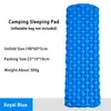 Colchoneta Inflable Auto-Inflable para Acampar al Aire Libre con Bomba de Pie, TPU con Forma de Diamante y Almohada para Esterilla de Dormir de Tienda de Campaña