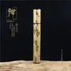 Tubo de Incenso de Bambu Ameixa Incrustado com Ébano Caixa Longa de Incenso Deslizante Novo Estilo Nacional Artesanato de Bambu Queimador de Incenso Produtos de Bambu
