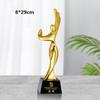 Novo Troféu Medalha Cristal de Dança de Alta Qualidade Metal Resina Prêmios Competição Dança Balé Atacado Funcionários
