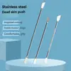 Espátula de Unha Dupla - Empurrador de Cutícula Dupla Face e Ferramenta de Limpeza de Unhas para Manicure e Pedicure Profissional