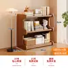 Estantería de Piso Librería de Piso Mueble de Sala de Estar Simple Armario de Pared Integrado Armario de Almacenamiento para Dormitorio Armario para Ventana de Mirador
