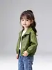 Chaqueta Abrigo de Cuero para Niños 2026 Primavera Otoño Estilo Coreano Casual para Niños Pequeños y Medianos Chaqueta de Cuero Oso Pequeño Top 26150