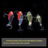 Atacado metal vib Luya bionic isca artificial tremolo com pino lantejoulas novos três ganchos 20g isca Luya