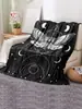 Manta de franela con estampado HD de cielo estrellado, manta para siesta, manta de oficina, manta para sofá