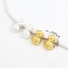 Colgante Pequeño de Ábaco con Carácter de Fortuna de Oro Real Chapado en Oro de 18 Quilates para Joyería DIY, Dijes Pequeños, Aretes, Colgantes para Orejas, Pulseras, Collares D105