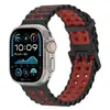 Adecuado para Apple Ultra Watch Correa Marina Apple Watch11/10 Correa Marina de Silicona de Dos Colores
