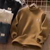 Camisetas de Manga Larga para Niños y Niñas, Nuevas Camisetas de Cuello Alto Corto de Primavera y Otoño para Niños, Elegantes Camisetas Básicas de Terciopelo Alemán para Principios de Otoño para Niños Pequeños