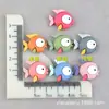 Série Acessórios de Resina Caranguejo DIY Adereço de Cabeça Capa de Celular Polvo Peixe do Oceano Cola Cremosa Acessórios de Cabelo Broche Material