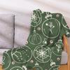 Manta navideña con estampado transfronterizo, nueva manta para la siesta en la oficina, manta para aire acondicionado, manta cálida para el sofá.