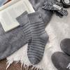 Calcetines con Estampado de Huevo Estilo Coreano para Mujer, Calcetines Simples Estilo Universitario Coreano para Mujer con Bordado de Perro, Lazo y Diseño de Volantes