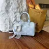 Bolsa cruzada de hombro estilo coreano ShuaiMijia con lunares dulces, para mujer, de nicho, linda, con lazo, bolso de mano elegante