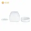 Ponto 150g frasco de vidro branco grande capacidade porcelana branca creme engarrafado 100g tampa arqueada pote de creme material de embalagem