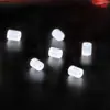 Plug de ouvido transparente para hambúrguer anti-queda não alérgico tampões de ouvido brincos brincos plug de couro acessórios de ouvido atacado
