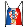 Bolsa com Cordão para Futebol da Copa do Mundo Transfronteiriça de 2026 com Estampa do Logo da Equipe, Mochila com Cordão de Poliéster, Bolsa de Armazenamento de Grande Capacidade