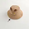 Sombreros para Niños Primavera y Verano Delgados Protección Solar Encaje Princesa Sombrero de Pescador Bebé Niña Sombrero para Salidas de Verano