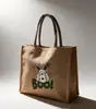 Bolsa Tote de Linho da Fábrica Original Bolsa de Trabalho Feminina Material de Algodão e Linho Grande Capacidade Bolsa de Mão