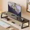 Suporte para monitor de computador, prateleira de armazenamento de mesa, ferramenta de modificação de display de mesa, suporte com base estendida para a mesa
