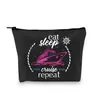 Bolsa de Cosméticos de Lino con Lazo de Nuevo Estilo para Amazon Transfronterizo, Resistente a Manchas, Resistente al Desgaste, Bolsa de Almacenamiento de Gran Capacidad, Personalizable