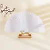 Abanico de Madera Maciza Liso Español Estilo Minimalista Abanico Plegable Accesorios Europeo y Americano Clásico Color Sólido Mate Abanico Plegable Venta al por Mayor
