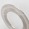 Junta de dente de onda metálica personalizada, junta de vedação de flange composta de grafite de aço inoxidável 304 316, junta de dente de onda