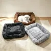 Casa de cachorro inverno quente espessada pelúcia quatro estações universal casa de gato cama de pet tapete para cachorro pequeno fabricante atacado produtos em estoque