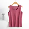 Colete Térmico de Inverno para Mulheres, Colete de Veludo Espessado Dupla Face, Roupa Íntima Interna Sem Costura, Colete de Veludo, Camiseta Sem Manga Escovada