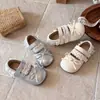 Zapatos de Princesa para Niñas 2026 Primavera/Verano Nuevos Zapatos Mary Jane Franceses para Niños, Zapatos Pequeños de Cuero Antideslizantes de Suela Suave para Niñas Pequeñas