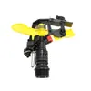 6 pontos plástico amarelo balanço balancim rotativo bico ângulo controlável gramado jardinagem aspersor resfriamento