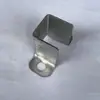 Accesorios de montaje de barandilla de acero cincado conexión fija dos paquetes de soporte de marco de tarjeta junta de chapa de hierro placa inferior tarjeta interior tarjeta de pared
