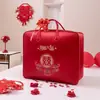 Bolsa para Colcha Grande Vermelha Bolsa de Armazenamento para Colcha de Casamento Bolsa de Algodão para Colcha de Casamento Bolsa de Embalagem de Couro Oxford