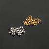 2-4mm plata oro perla perla perla pulsera tobillera cuentas sueltas cuentas de posicionamiento hecho a mano diy accesorios con cuentas cuentas fijas