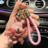 Lindo llavero colgante de animal de resina, llavero moderno de acrílico colorido, decoración para bolso y coche, pequeño regalo
