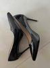 Zapatos de tacón alto de aguja con punta brillante para dama de honor, zapatos de mujer de 7 cm/10 cm, talla grande 35-43