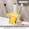 Soporte para Cepillos de Dientes de Flores al por Mayor Baño Almacenamiento Fregadero de Baño Soporte para Cepillos de Dientes Eléctricos Pasta de Dientes