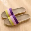Chinelos de linho Lidani tamanho grande masculino primavera e outono internos antiderrapantes desodorantes absorventes de suor silenciosos estilo japonês para todas as estações atacado