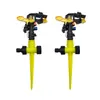 Ventas de fábrica 4 puntos con dientes salida doble salida única balancín boquilla giratoria boquilla giratoria de riego de jardín