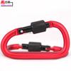Cerradura de arenado Hebrew 8#D 80*45*7.4mm cerradura roscada gancho de resorte de seguridad color negro pistola accesorios para exteriores