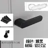 Venda Direta de Fábrica Fechadura de Porta Minimalista Estilo Italiano, Fechadura de Porta de Quarto Universal, Fechadura de Porta Magnética Silenciosa para Quarto Ecológica