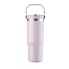 Taza de Coche Portátil de Mismo Modelo Transfronteriza de 30 oz, Taza Aislada de Acero Inoxidable 304, Montaje en Coche, Taza Enfriadora de Hielo con Tapa de Popote para Exteriores