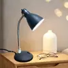 Luminária de Mesa Retro de Metal Transfronteiriça para Estudo, Proteção para os Olhos, Luminária de Leitura de Cabeceira, Lâmpada de Mesa Recarregável para Escritório e Dormitório