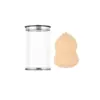 Cilindro de Aluminio Antióxido Caja de Boca de Caballo Gota de Agua Calabaza Corte Diagonal Esponja para Polvos de Maquillaje Huevo de Belleza No Látex Húmedo y Seco