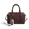 Bolsa de almofada de camurça transfronteiriça, moderna, para mulheres, novo design retrô e único, bolsa tote estilo Boston, bolsa de ombro e bolsa transversal