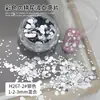 Lentejuelas Redondas para Decoración de Uñas Mosaico Primavera y Verano Decoraciones Coloridas Tamaños Mixtos Lentejuelas de Lunares Pegatinas para Uñas DIY Accesorios