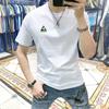 Camiseta Masculina Manga Curta Novo Estilo Simples Nicho Ins Roupas Camiseta Masculina Moderna Slim-fit Estilo Ocidental Top Meia Manga Camiseta Masculina