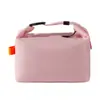 Bolsa de almuerzo tipo bento de gran capacidad estilo japonés con aislamiento de papel de aluminio engrosado, bolsa tipo tote portátil para llevar al trabajo