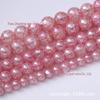 Fundição Ming comércio rosa profundo vermelho banho rachado contas soltas imitação pipoca cristal acessórios pulseira colar joias atacado