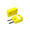 Conector Painel Plugue Termopar Tipo K Tipo S Tipo J Tipo T Conector Soquete Conector Macho-Fêmea Resistente a Altas Temperaturas Fio Sensor de Temperatura