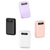 Power Bank Transfronterizo Nuevo Producto Mini Uno a Cuatro Gran Capacidad 10000 mAh con Cable Integrado Fuente de Alimentación Móvil Venta al por Mayor