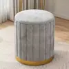 Banco de Maquiagem, Banco Redondo de Luxo Leve, Cadeira para Quarto, Banco Armazenador Moderno, Banco de Sofá, Banco para Penteadeira, Cadeira Pequena para Maquiagem