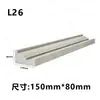 Componentes GRC Coluna Romana Relevo Cerâmica Expandida Linhas Linhas de Espuma EPS Linhas Decorativas de Parede Externa Contornos de Janela Suportes de Viga